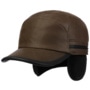 Byers Leather Cap by Stetson dark brown