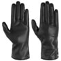 Leather Gloves with Wool Lining by Roeckl black
