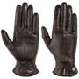 Raffung Gloves for Women by Roeckl dark brown