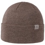 Fine Merino Knit Hat with Cuff by Lierys brown