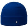 Fine Merino Knit Hat with Cuff by Lierys royal-blue