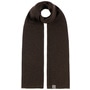 Fine Merino Knit Scarf by Lierys dark brown