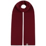 Fine Merino Knit Scarf by Lierys bordeaux