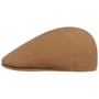 Seamless Wool Gatsby 507 Flat Cap by Kangol beige