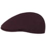 Seamless Wool Gatsby 507 Flat Cap by Kangol plum