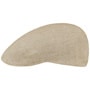 Madison Linen Flat Cap by Stetson beige