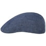 Madison Linen Flat Cap by Stetson blue