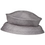 Sisal Collapsible Hat by Seeberger light grey
