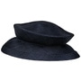 Sisal Collapsible Hat by Seeberger blue