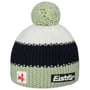 Star Beanie with Bobble by Eisbär pastel green