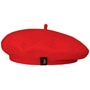 Wool Beret by Borsalino red