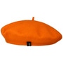 Wool Beret by Borsalino orange