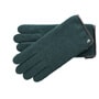 Milled Wool Gloves with Leather by Roeckl olive