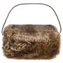 Taria Faux Fur Handwarmer by Gebeana brown
