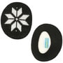 Kids Snowflake Earbags black