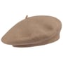 Virgin Wool Beret for Women by Seeberger brown