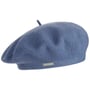 Virgin Wool Beret for Women by Seeberger denim