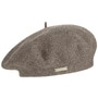 Virgin Wool Beret for Women by Seeberger taupe
