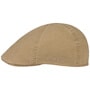 Texas Organic Cotton Flat Cap by Stetson beige