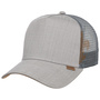Linen Snapback Mesh Cap by Djinns grey