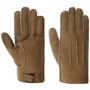 Andreas Leather Gloves by UGG light brown