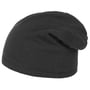 Boston Oversize Jersey Beanie by Lipodo black
