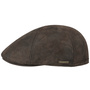 Texas Pig Skin Gatsby Cap by Stetson dark brown