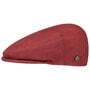 Leather Flat Cap by Lierys bordeaux