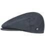 Leather Flat Cap by Lierys blue