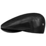 Napa Leather Flat Cap by Lierys black