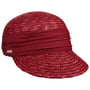 Grace Straw Cap by Seeberger bordeaux