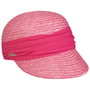 Grace Straw Cap by Seeberger pink