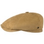 Brooklin Goat Flat Cap by Stetson beige