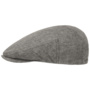 Woodfield Linen Flat Cap by Stetson anthracite