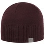 Fine Rip Merino Beanie by Lierys bordeaux