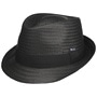 Málaga Trilby Straw Hat by Lipodo black