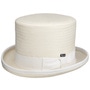 Rom Straw Top Hat by Lipodo white