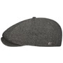 Brood Cotton Flat Cap by Brixton grey