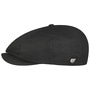 Brood Cotton Flat Cap by Brixton black