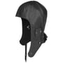 Nappa Leather Convertible Aviator Hat by Lierys black