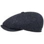 Hatteras Classic Wool Flat Cap by Stetson black-blue