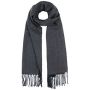 Soho Herringbone Business Scarf by Barts blue