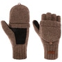 Haakon Fingerless Wool Gloves by Barts brown