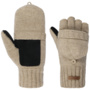 Haakon Fingerless Wool Gloves by Barts beige
