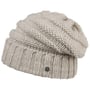 Long Beanie Knit Hat by Lierys oatmeal