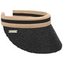 Raffia Visor by Seeberger black