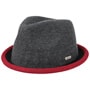 Boston Player Hat by Chillouts grey-burgundy