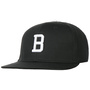 B Letter Snapback Cap black
