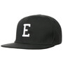 E Letter Snapback Cap black