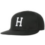 H Letter Snapback Cap black